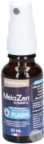 Nat&Form MélaZen Sommeil Flash Spray 20ml