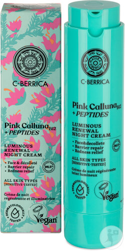 Natura Siberica C-Berrica Pink Calluna Luminous Renewal Crème De Nuit 50ml