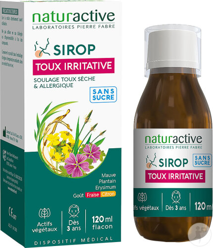 Naturactive Sirop Toux Irritative 120ml