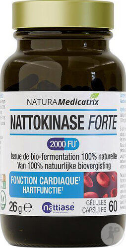 Naturamedicatrix Nattokinase Forte Fonction Cardiaque 60 Gélules