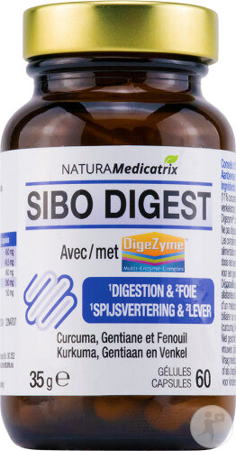 Naturamedicatrix SIBO Digest Digestion Et Foie 60 Gélules