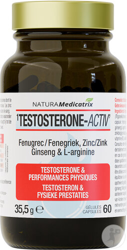 Naturamedicatrix Testosterone Activ' 60 Capsules