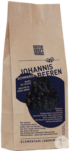 Naturkraftwerke Baies De Cassis Séchées Bio 150g