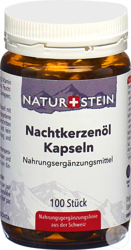 Naturstein Huile D'Onagre Caps Flacon Verre 100 Pièces