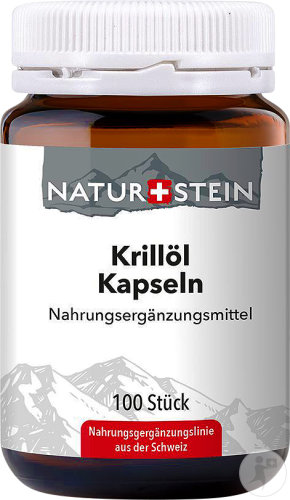 Naturstein Krill Caps Flacon Verre 100 Pièces