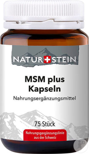 Naturstein MSM Plus Caps Flacon Verre 75 Pièces