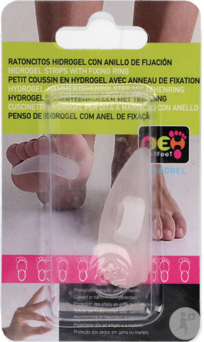 Neh Feet Coussin Orteil Petites Coussin En Hydrogel Avec Anneau De Fixation Droit 35/38 1 Pièce