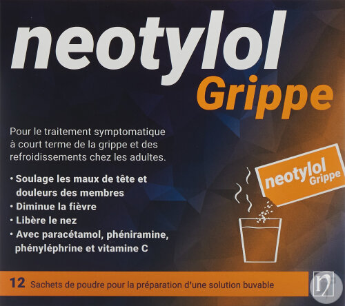 Neotylol Grippe Poudre 12 Sachets