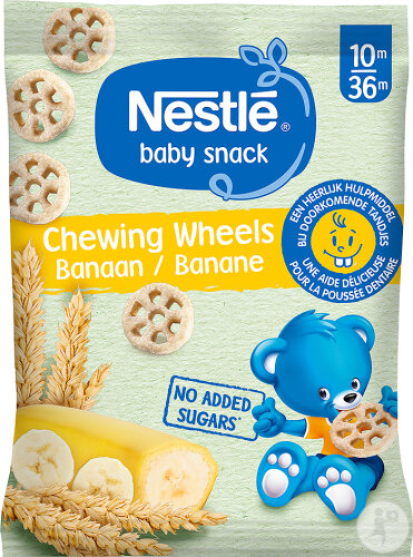 Nestlé Baby Snacks Chewing Wheels Banane 28g