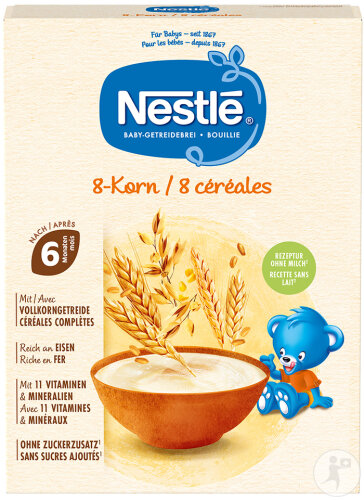 Nestlé Bouillie Bébés 8 Céréales 6 Mois 160g