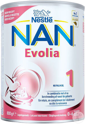 Nestlé Nan Evolia DHA 1 Lait Nourrissons 0-6 Mois 800g