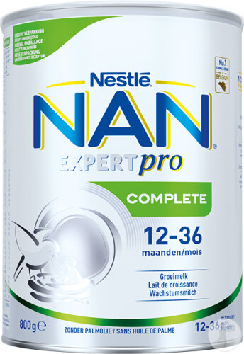 Nestlé Nan ExpertPro Complete Lait Croissance Bébés 12-36 Mois Pot 800g