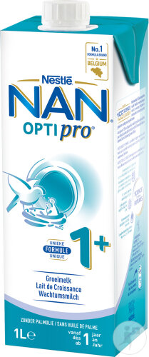 Nestlé Nan Optipro Lait de Croissance Bébé 1+ An Flacon 1l