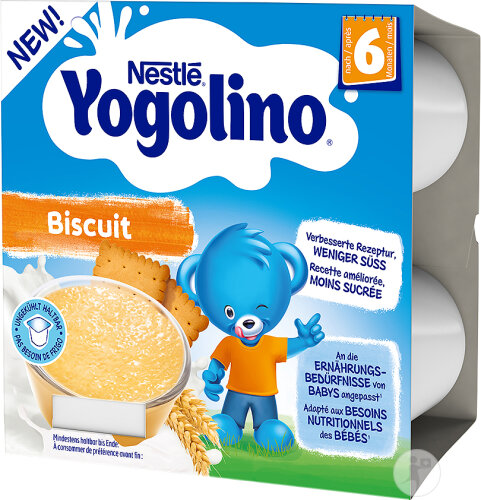 Nestle Yogolino Biscuit Dès 6 Mois 4x100g