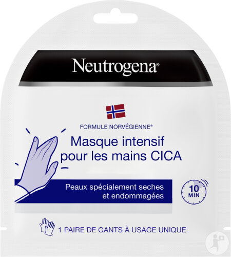 Neutrogena Cica Masque Intensif Mains Peaux Spécialement Sèches Et Endommagées 1 Paire