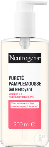 Neutrogena Pureté Pamplemousse Gel Visage Peaux À Imperfections 200ml