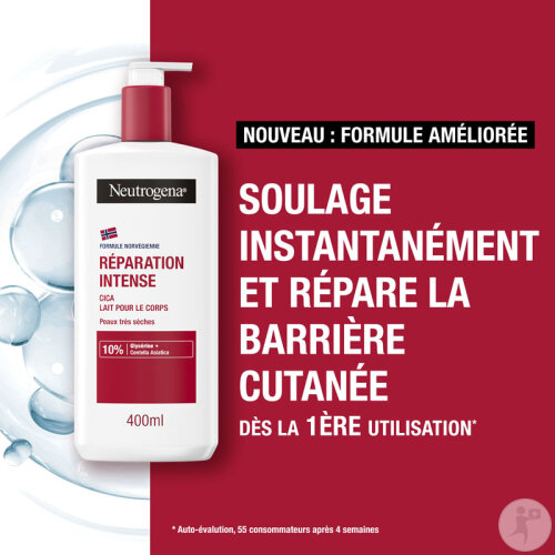 Neutrogena Lait Corps Réparation Intense Cica 400ml-4