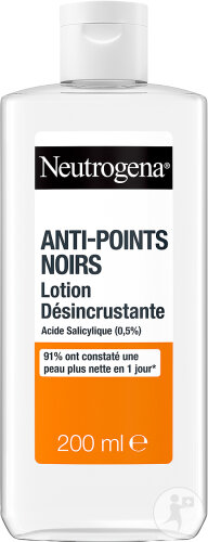 Neutrogena Lotion Visage Anti-Points Noirs Acide Salicylique 0,5% 200ml