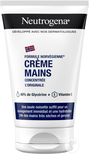 Neutrogena Crème Mains L’Originale Hydratation Peaux Sèches 50ml