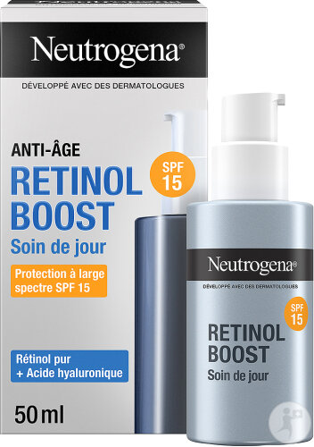 Neutrogena Retinol Boost Crème Jour IP15 Flacon Pompe 50ml