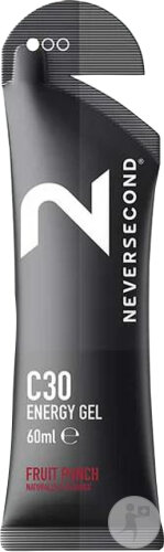 Neversecond C30 Energy Gel Énérgétique Punch Aux Fruits 12x60ml