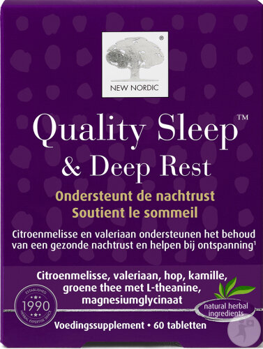 New Nordic Quality Sleep & Deep Rest 60 Pièces