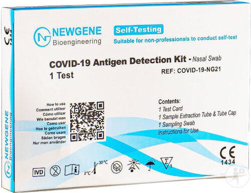 Newgene Test Rapide Antigénique Sars-Cov-2/Covid-19 1 Kit