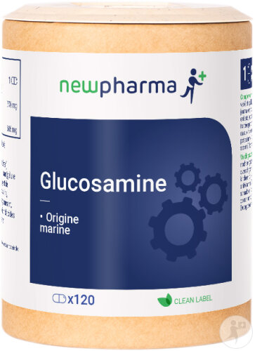 Newpharma Glucosamine Complément Alimentaire 120 Gélules NF