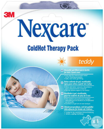Nexcare ColdHot Therapy Pack Bouillotte Douceur Velours Teddy 1 Pièce