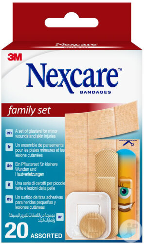 Nexcare Family Set Assorties 20 Pièces