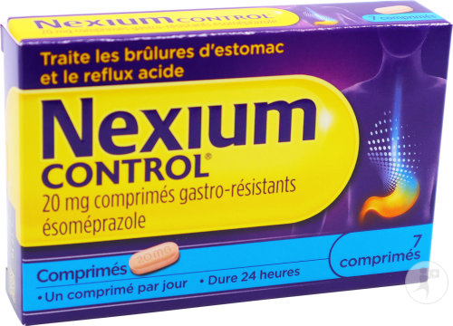 Nexium Control 20mg Ésoméprazole 7 Comprimés Gastro-Résistants