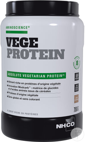 NHCO Aminoscience Vege Protein Poudre De Protéines Cappuccino 750g
