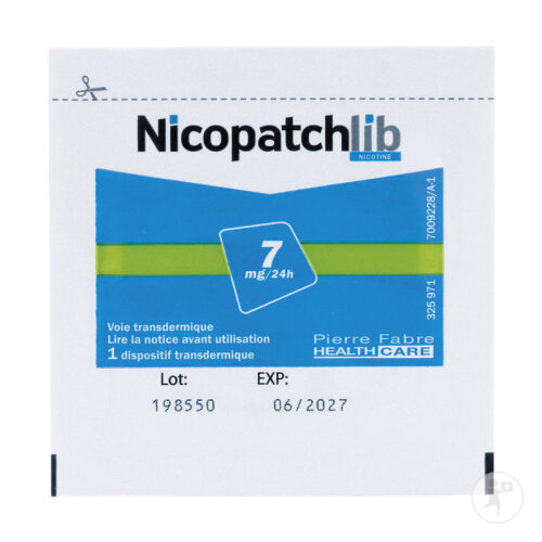 Nicopatchlib 7mg/24h Dispositifs Transdermiques Sevrage Tabagique 7 Pièces -3