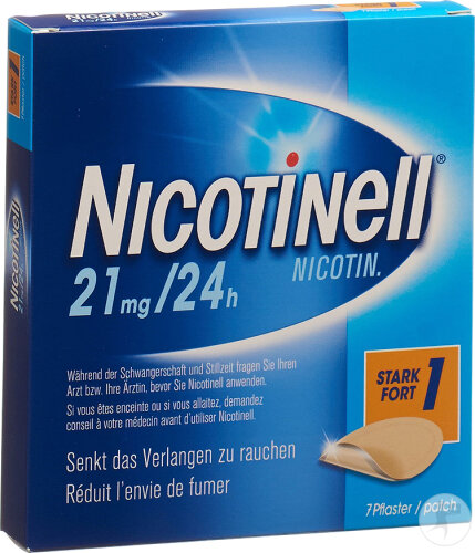 Nicotinell 1 Fort Patch 21mg/24h 7 Pièces