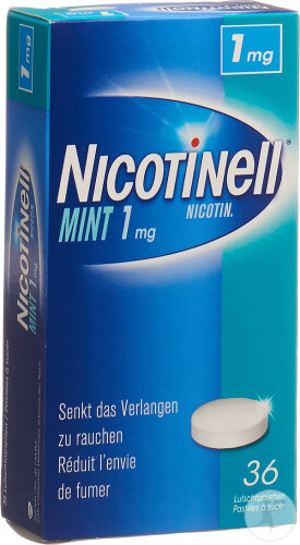 Nicotinell Comprimés À Sucer 1mg Mint 36 Pièces