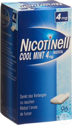 Nicotinell Gum 4mg Cool Mint 96 Pièces