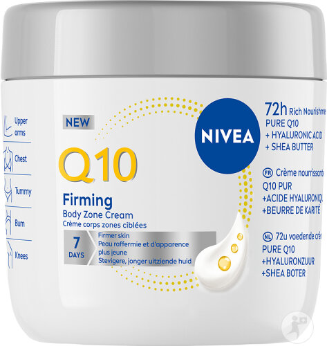 Nivea Body Soin Intensif Fermeté Crème Corps Zones Ciblées Pot 400ml