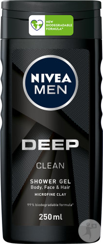 Nivea Men Deep Clean Gel Douche Flacon 250ml