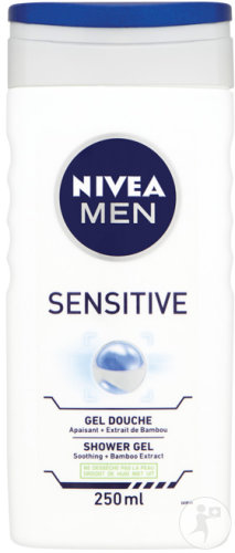 Nivea Men Sensitive Gel Douche Apaisant Extrait De Bambou 250ml