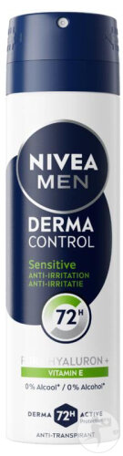 Nivea Men Sensitive Protect Quick Dry Déodorant Spray 72h Anti-Transpirant Anti-Irritation 150ml