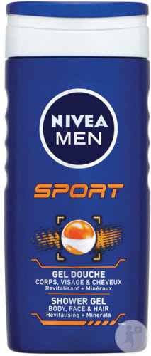 Nivea Men Sport Gel Douche Revitalisant Corps Visage Et Cheveux 250ml