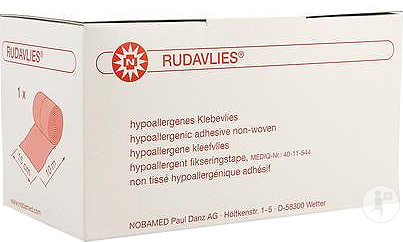 Noba Rudavlies Non Tissé Hypoallergénique Adhésif 10m x 15cm 1 Rouleau