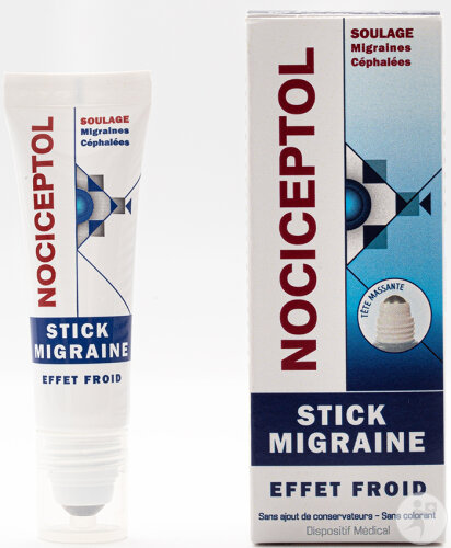 Nociceptol Stick Migraine Effet Froid 10ml