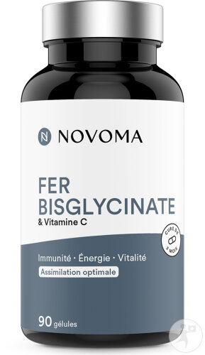 Novoma Fer Bisglycinate 90 Gélules