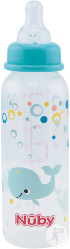 Nûby Biberon Standard Débit Variable 0+ Mois 240ml Pièce 1