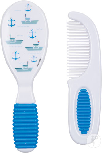 Nûby Peigne + Brosse Dès 3 Mois 1 Set