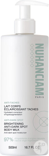 Nuhanciam Lait Corps Éclaircissant Taches Flacon-Pompe 500ml
