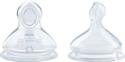 Nuk First Choice+ Tétines En Silicone 0-6 Mois M 2 Pièces