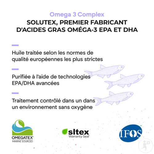 Nutralie Omega 3 Complex 2000mg D'EPA Et De DHA Avec Vitamines E Et D 60 Gélules Molles-4