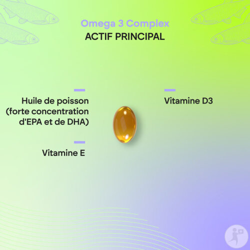 Nutralie Omega 3 Complex 2000mg D'EPA Et De DHA Avec Vitamines E Et D 60 Gélules Molles-5